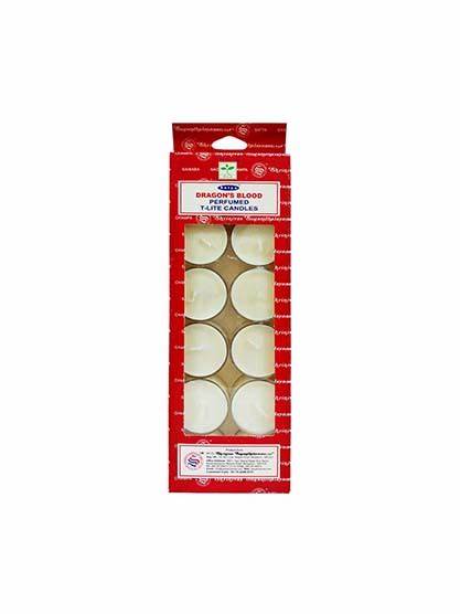 Satya Dragon's Blood Perfumed T-Lite Candles