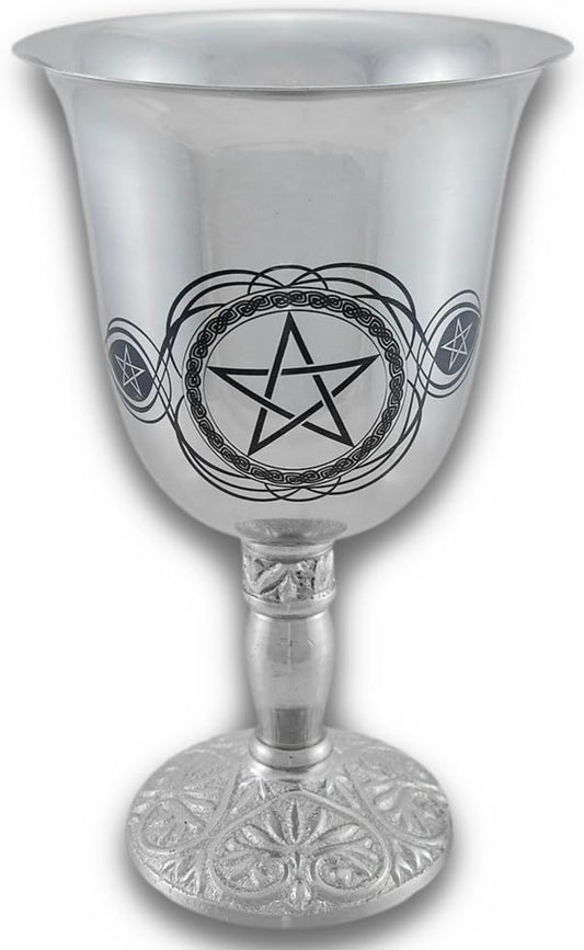 Chalice with printed pentacle