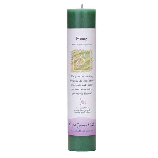 Reika Energy Charged Pillar Candle - Money