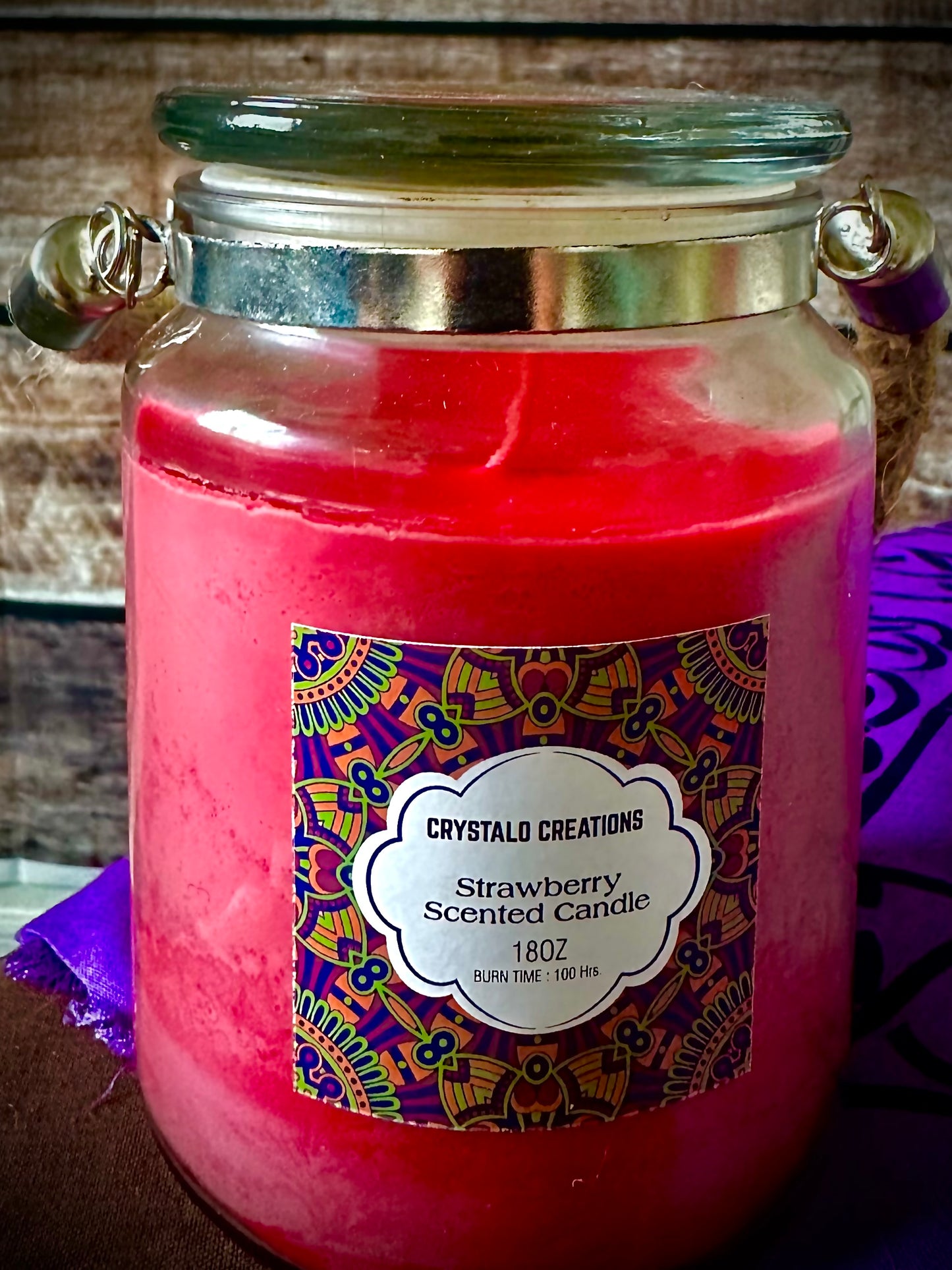 Strawberry Scented Candle