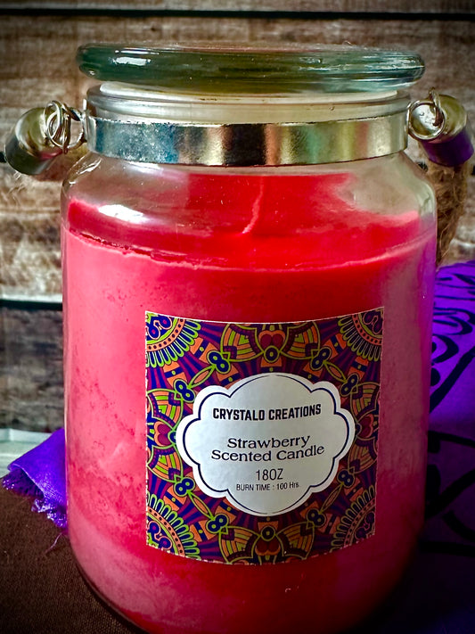 Strawberry Scented Candle