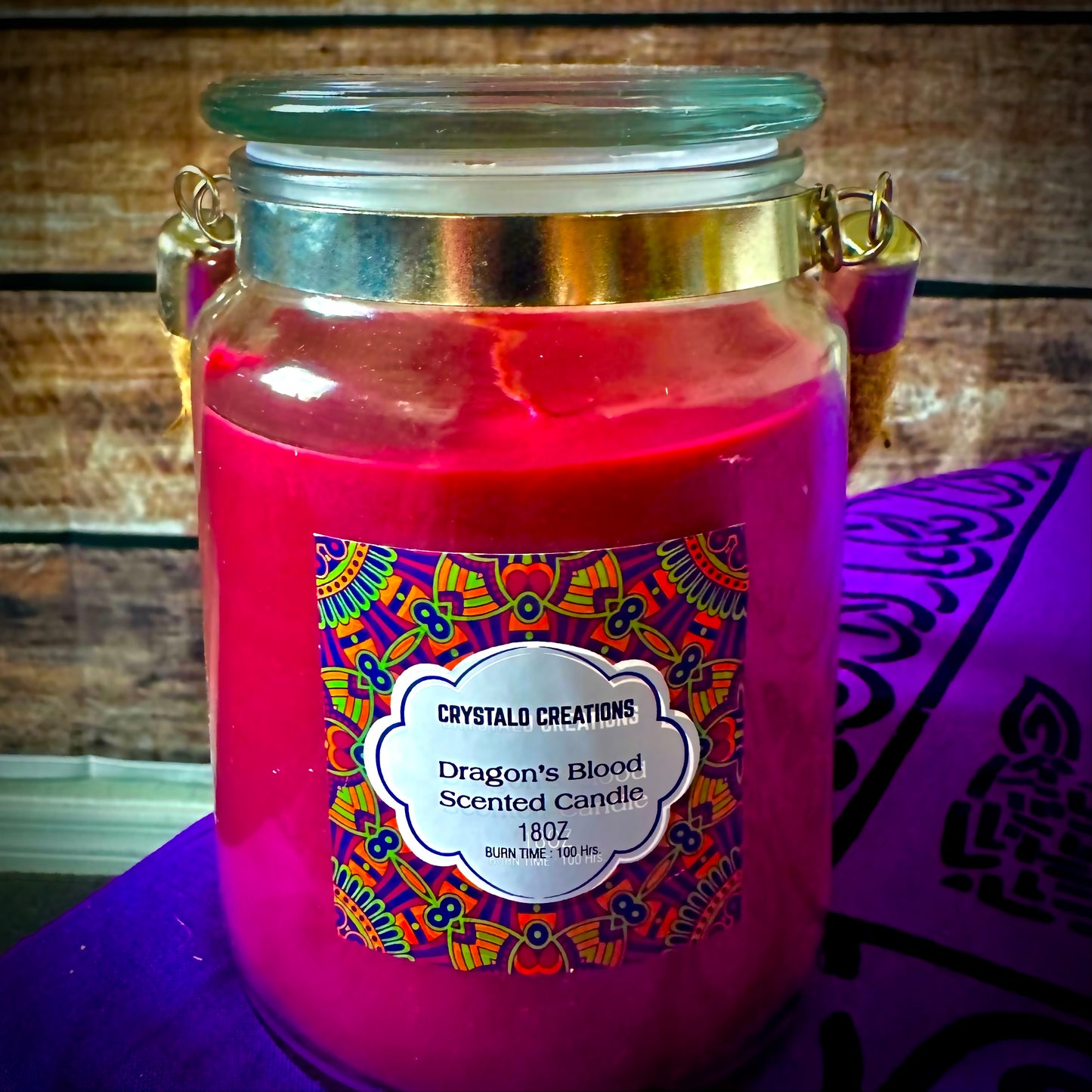Dragon's Blood Scented Candle