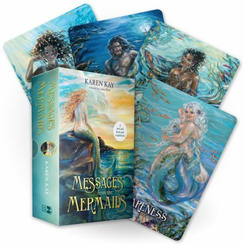 Messages from the Mermaids: A 44-Card Deck and Guidebook Cards – by Karen Kay (Author), Linda Olsen (Illustrator)
