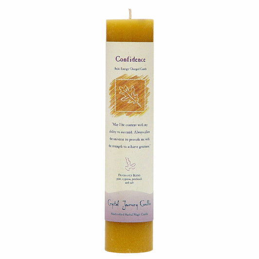 Reika Energy Charged Pillar Candle - Confidence