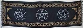 Pentacle Altar Cloth 22 " x 72"