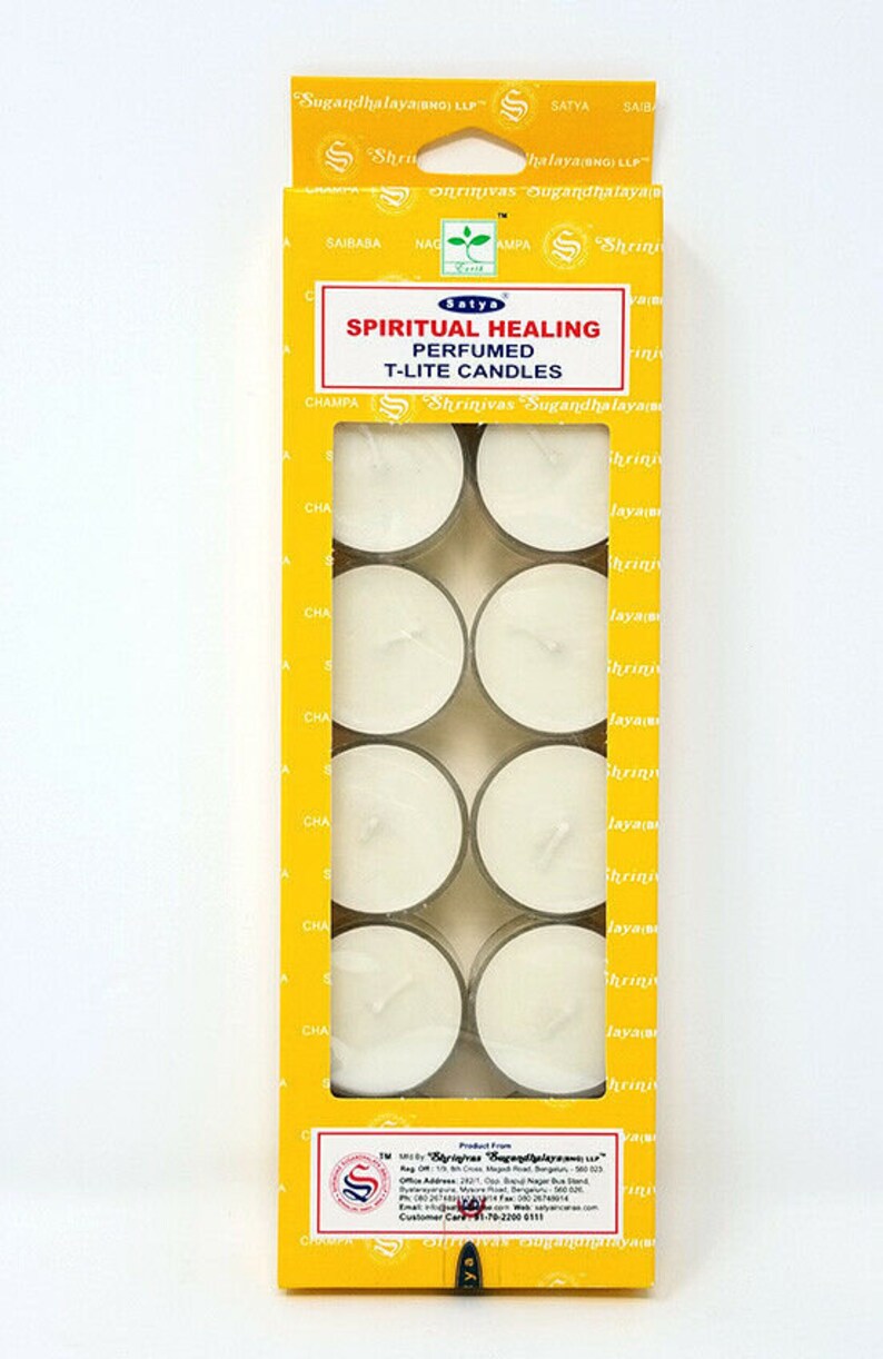 Satya Spiritual Healing Perfumed T-Lite Candles