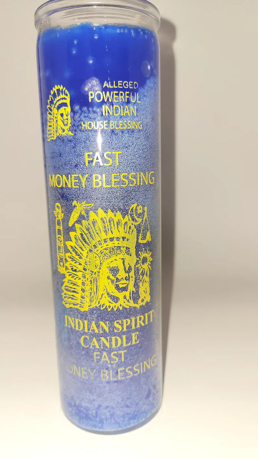 Powerful Indian House Blessing Fast Money Blessing 7 Day Candle