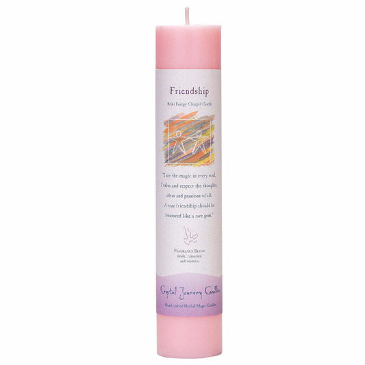 Reika Energy Charged Pillar Candle - Friendship